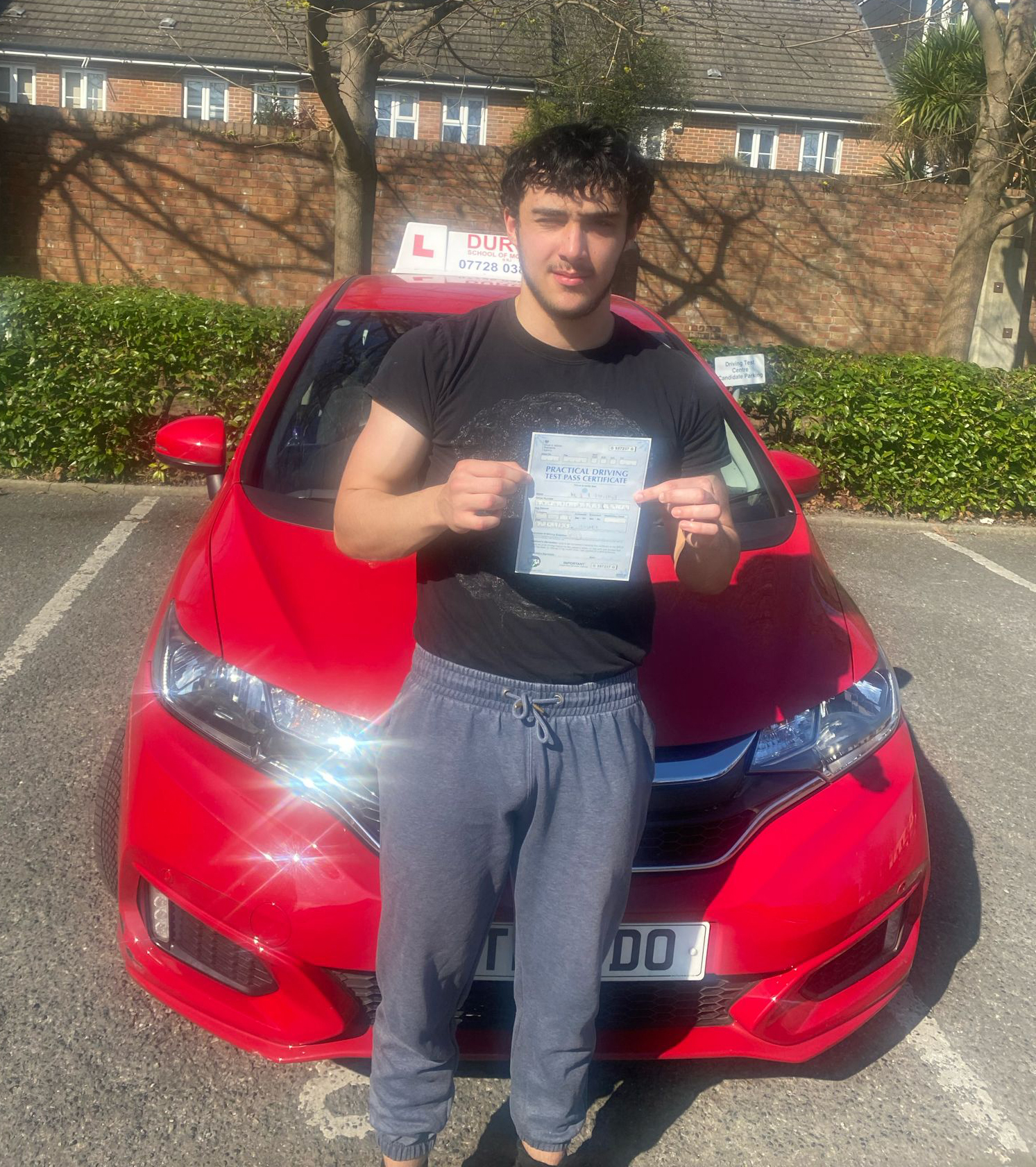 Student 14 - successful driving student at Durga School of Motoring, London