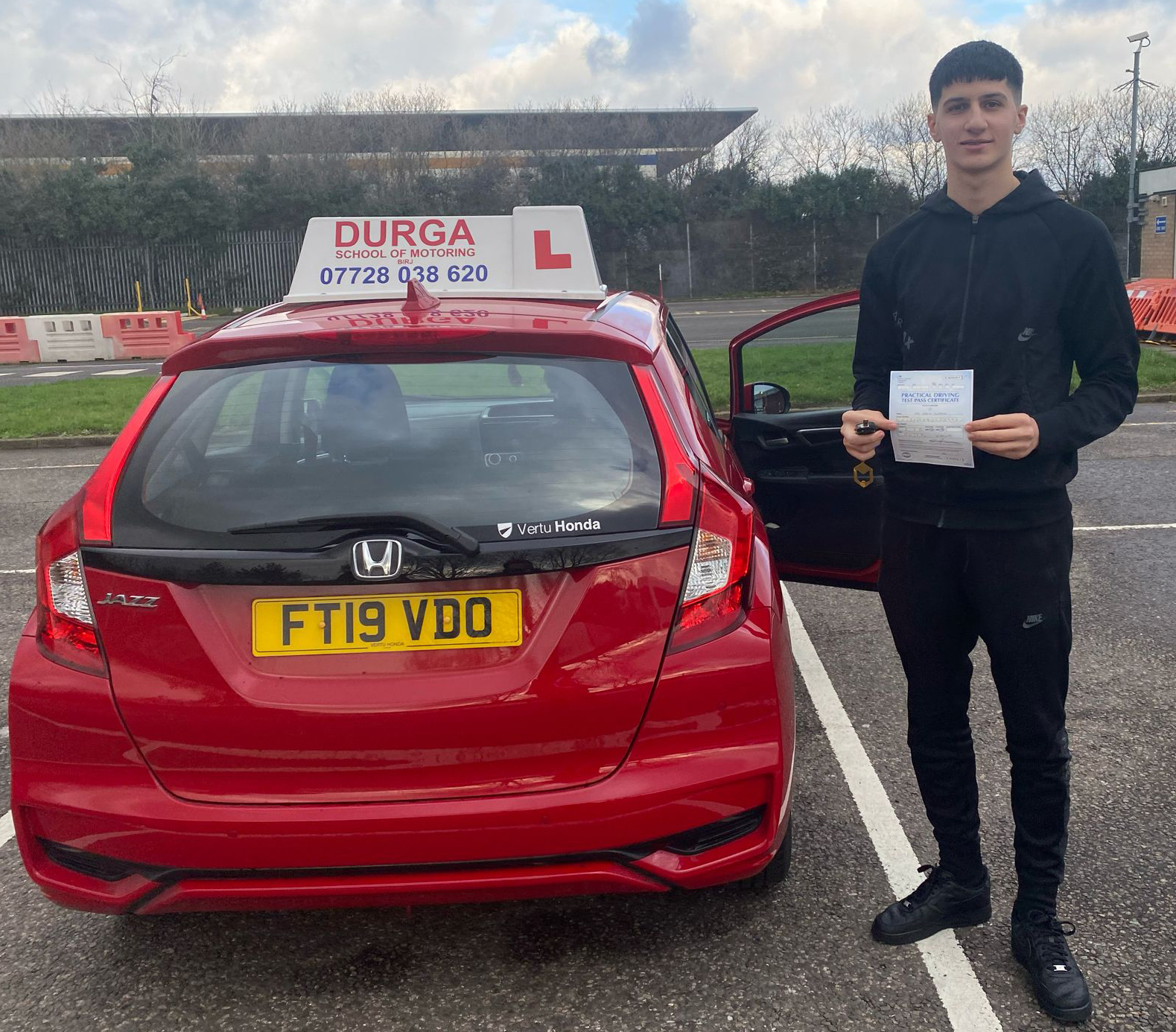 Student 17 - successful driving student at Durga School of Motoring, London