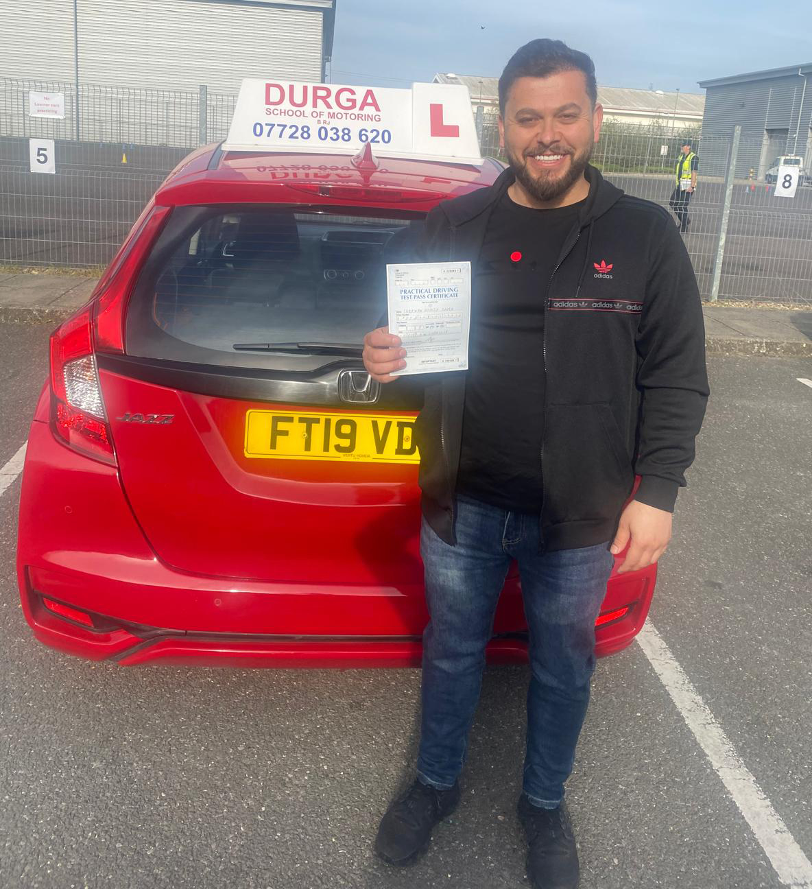 Student 8 - successful driving student at Durga School of Motoring, London